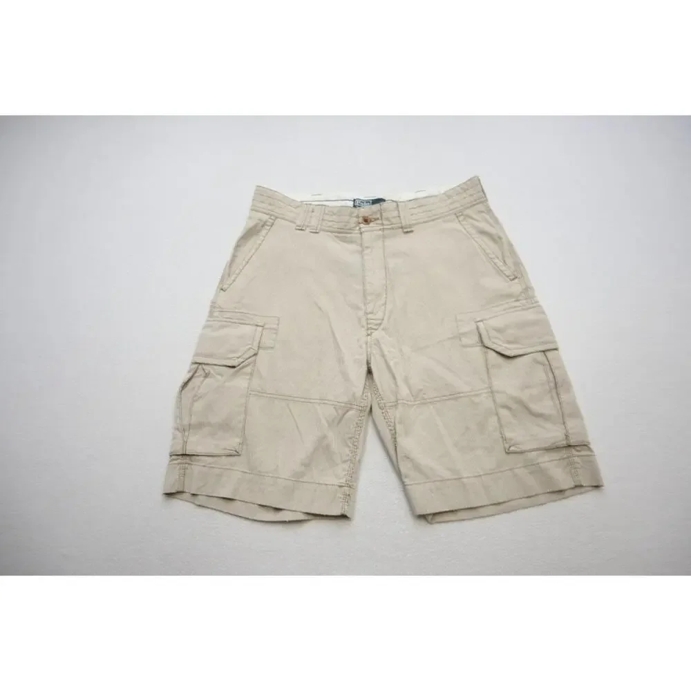 Polo Ralph Lauren Striped Cargo Shorts Rugged Baggy Mens Size‎ 34